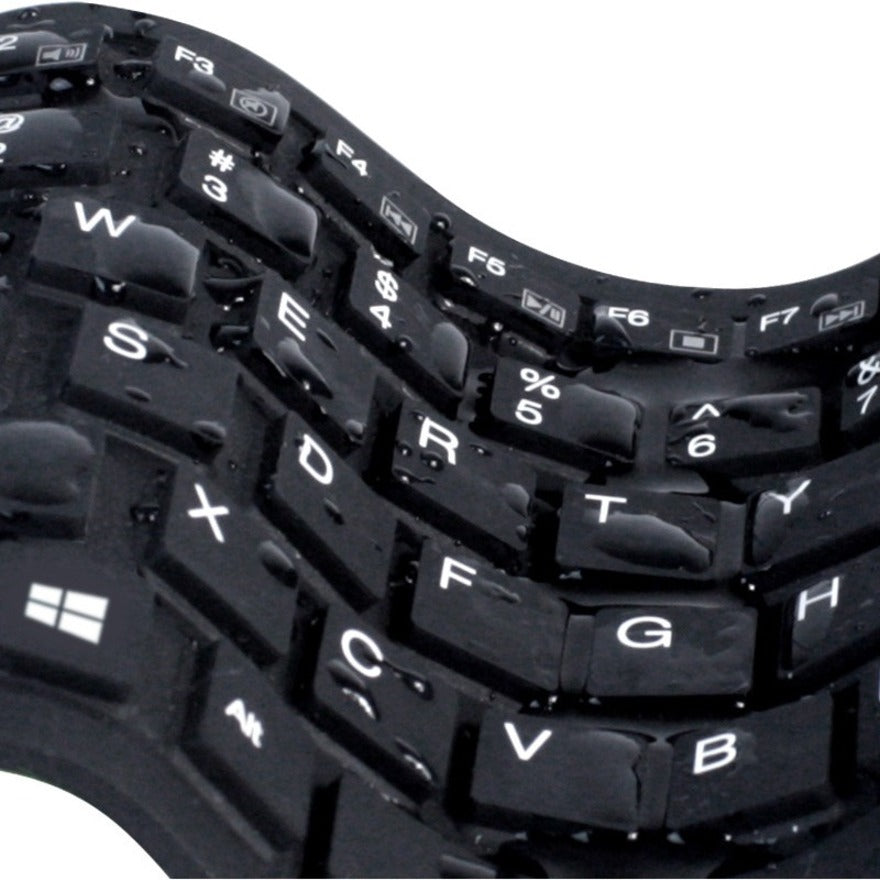 Adesso Antimicrobial Waterproof Flex Keyboard (Mini Size)