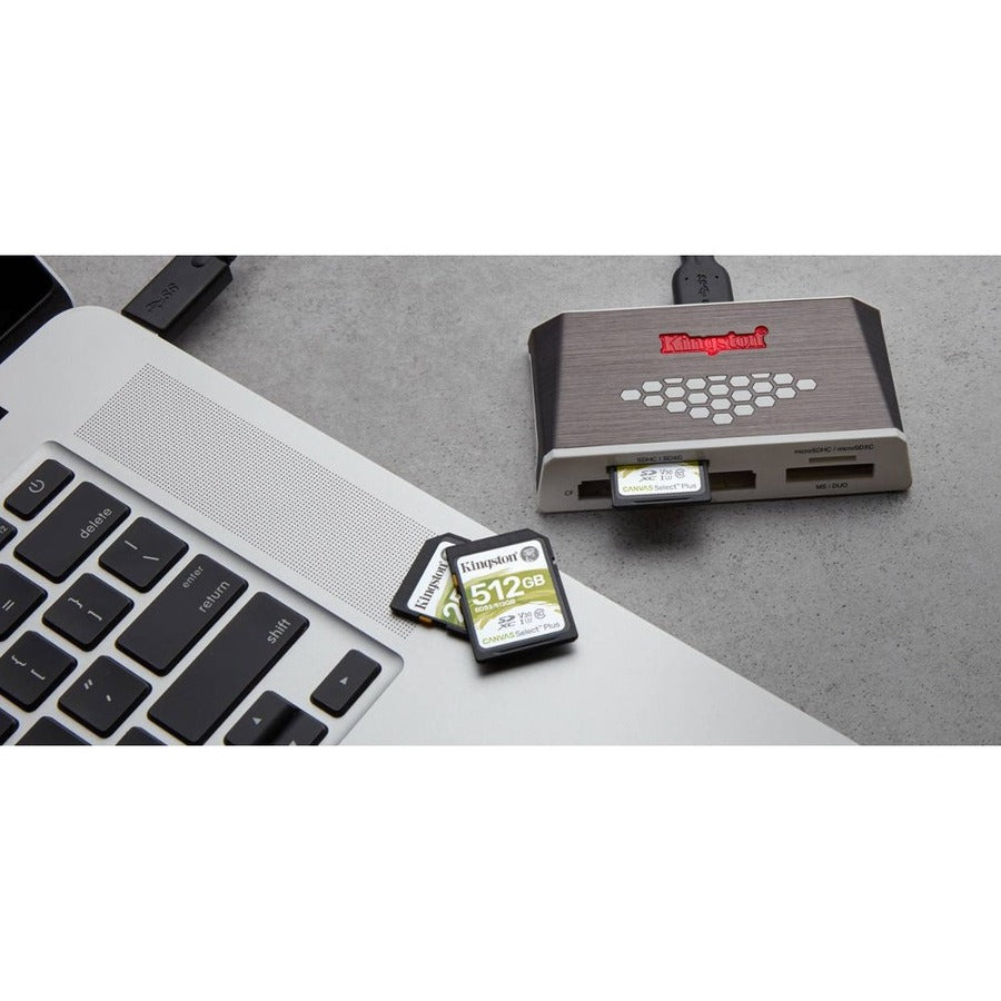 Kingston Canvas Select Plus 512 GB Class 10/UHS-I (U3) SDXC - 1 Pack