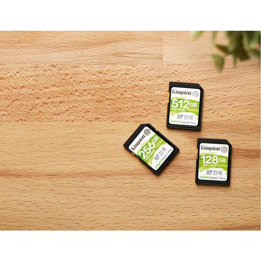 Kingston Canvas Select Plus 512 GB Class 10/UHS-I (U3) SDXC - 1 Pack