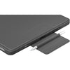 Logitech Slim Folio Pro Keyboard/Cover Case (Folio) for 11" Apple iPad Pro Tablet - Black, Gray