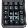 Adesso 19-Key Mechanical Keypad with 3-Port USB Hub