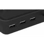 Adesso 19-Key Mechanical Keypad with 3-Port USB Hub