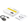 StarTech.com USB to Serial Adapter - 1 Port - COM Port Retention - Texas Instruments TIUSB3410 - USB to RS232 Adapter Cable