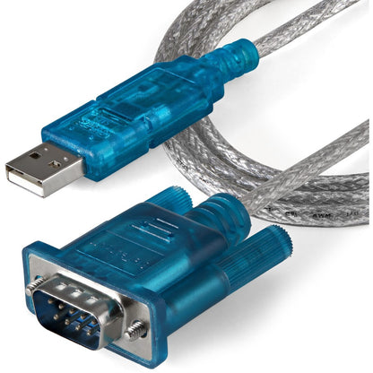 StarTech.com USB to Serial Adapter - Prolific PL-2303 - 3 ft / 1m - DB9 (9-pin) - USB to RS232 Adapter Cable - USB Serial