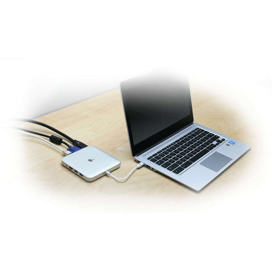 IOGEAR Compact USB-C Docking Station with PD Pass-Thru