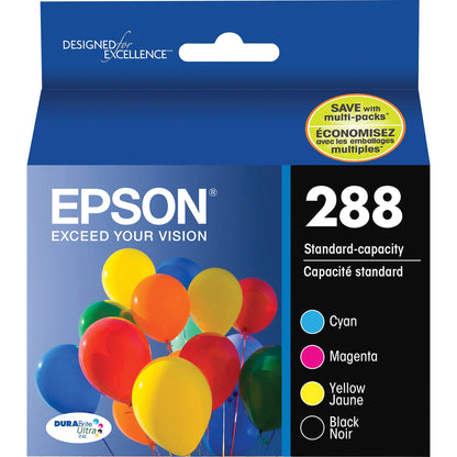 Epson DURABrite Ultra 288 Original Ink Cartridge - Pigment Black, Pigment Cyan, Pigment Magenta, Pigment Yellow