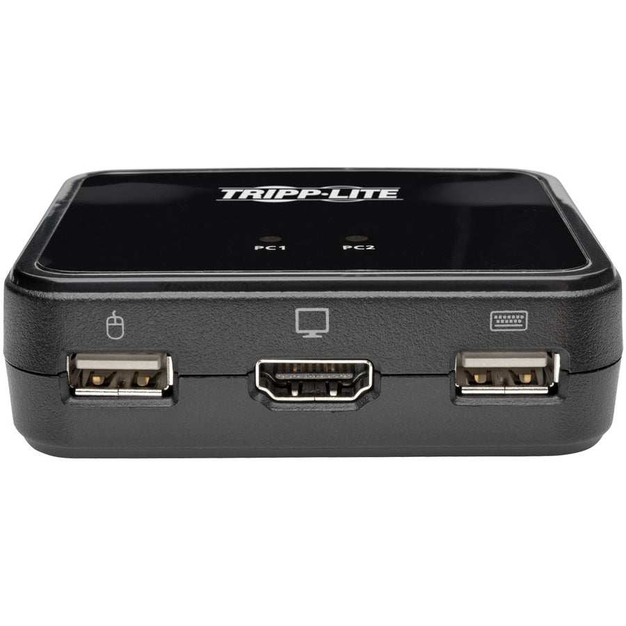 Tripp Lite 2-Port KVM Switch w/ HDMI USB Audio Cables Peripheral Sharing