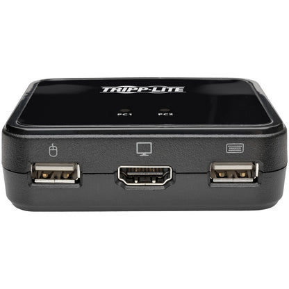 Tripp Lite 2-Port KVM Switch w/ HDMI USB Audio Cables Peripheral Sharing