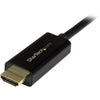 StarTech.com 16ft (5m) DisplayPort to HDMI Cable, 4K 30Hz Video, DP 1.2 to HDMI Adapter Cable Converter for HDMI Monitor/Display, Passive