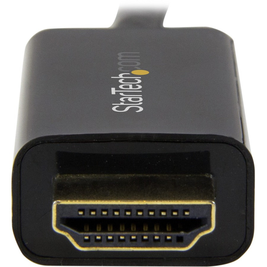 StarTech.com 16ft (5m) DisplayPort to HDMI Cable, 4K 30Hz Video, DP 1.2 to HDMI Adapter Cable Converter for HDMI Monitor/Display, Passive