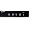 StarTech.com StarTech.com 4 Port DVI + USB KVM Switch with Audio - KVM switch - USB 2.0 Hub - 2 ports - 1 local user - 1U