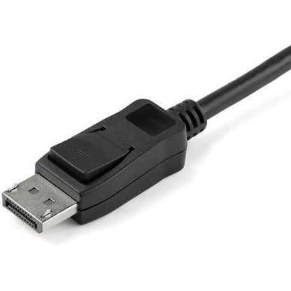 StarTech.com 6ft (2m) HDMI to DisplayPort Cable 4K 30Hz - Active HDMI 1.4 to DP 1.2 Adapter Cable with Audio - USB Powered Video Converter