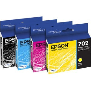 Epson DURABrite Ultra T702 Original Ink Cartridge - Cyan, Magenta, Yellow