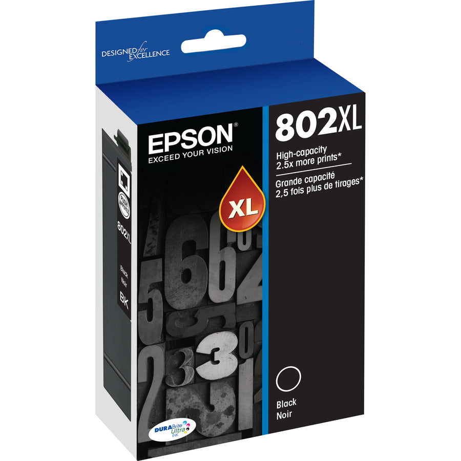 Epson DURABrite Ultra 802XL Original Ink Cartridge - Black