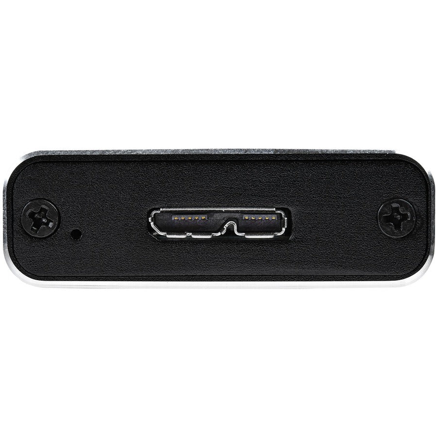 StarTech.com M.2 SSD Enclosure for M.2 SATA SSDs - USB 3.1 (10Gbps) with USB-C Cable - External Enclosure for USB-C Host - Aluminum