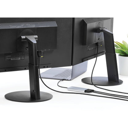 StarTech.com Thunderbolt 3 to Dual HDMI 2.0 Adapter - 4K 60Hz Dual Monitor TB3 HDMI Video Adapter - Thunderbolt 3 Certified -Mac & Windows