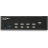StarTech.com 4 Port HDMI KVM Switch - 4K 30Hz - Dual Display