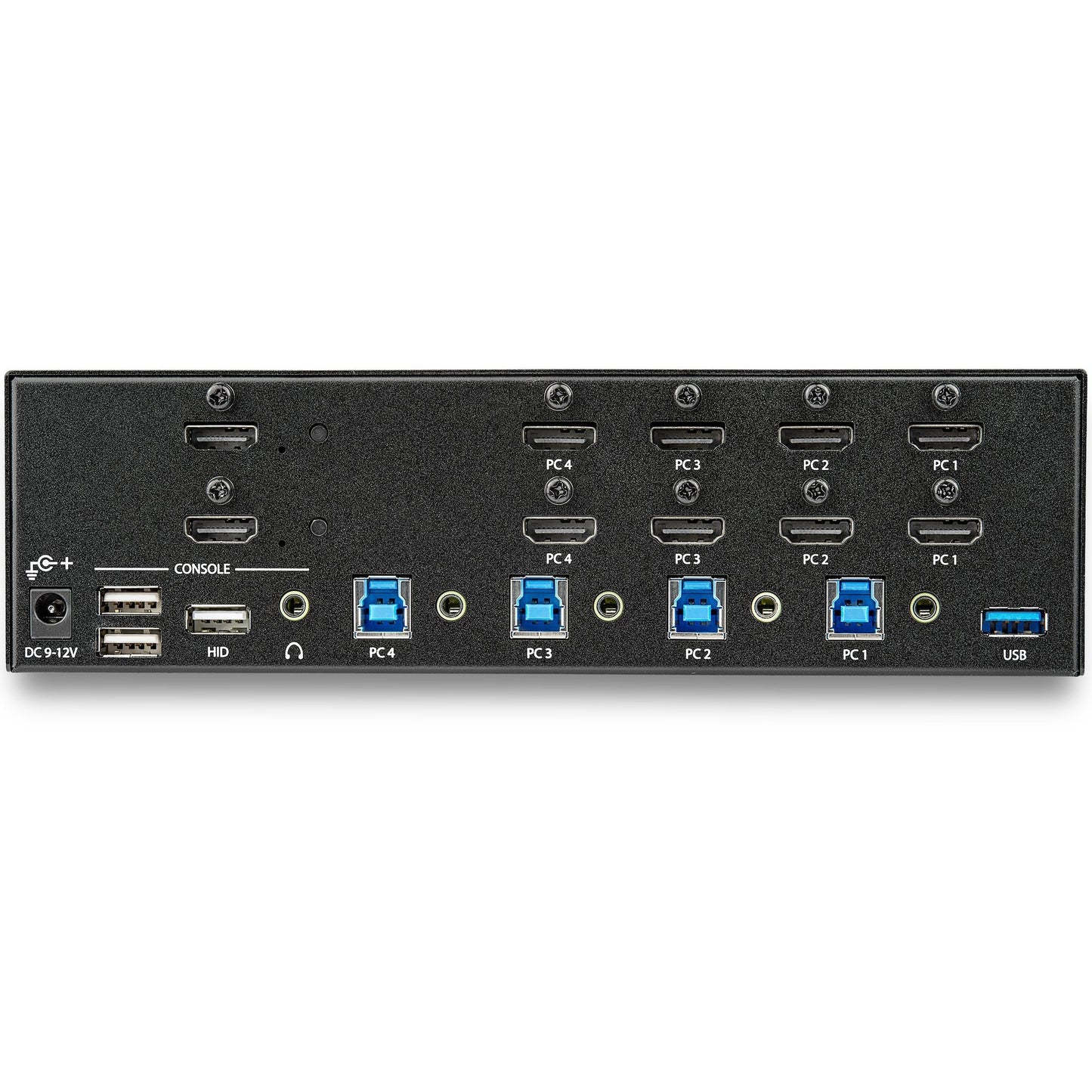 StarTech.com 4 Port HDMI KVM Switch - 4K 30Hz - Dual Display