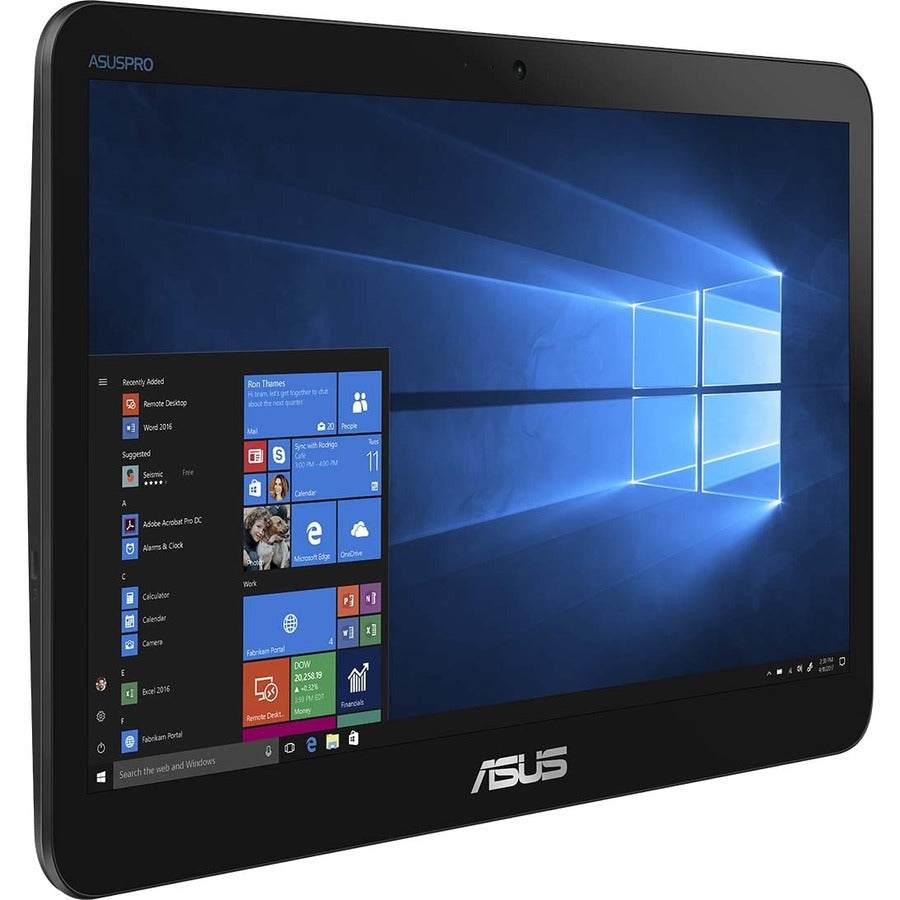 Asus V161GAR-XH001T All-in-One Computer - Intel Celeron N4020 Dual-core (2 Core) 1.10 GHz - 4 GB RAM DDR4 SDRAM - 128 GB 2.5" Serial ATA SSD - 15.6" HD 1366 x 768 Touchscreen Display - Desktop - Black