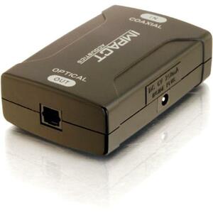 C2G Coaxial to TOSLINK Optical Digital Audio Converter