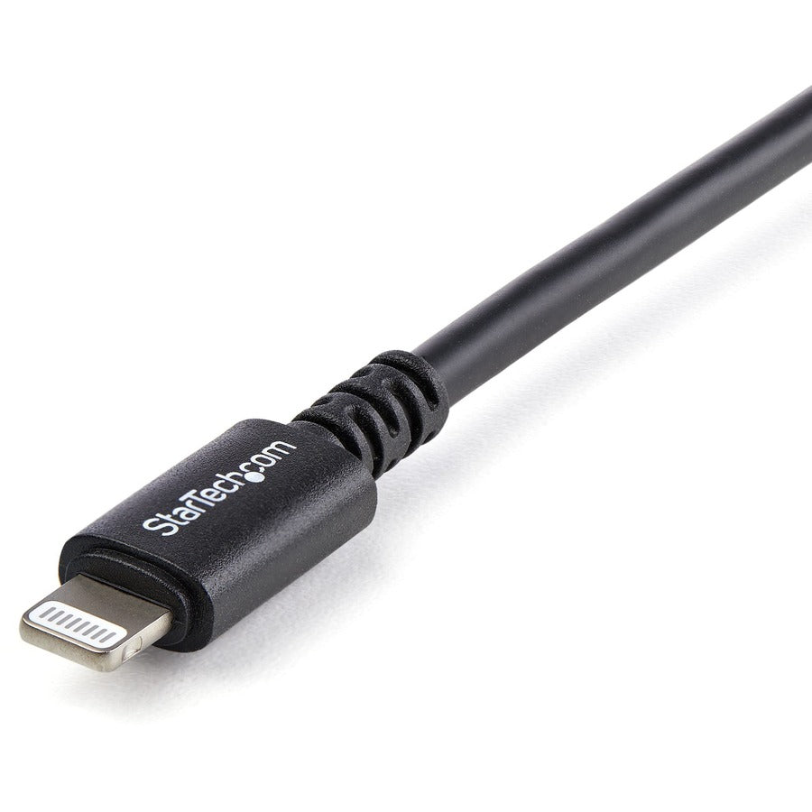 StarTech.com 3m (10ft) Long Black Apple&reg; 8-pin Lightning Connector to USB Cable for iPhone / iPod / iPad