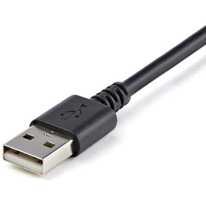 StarTech.com 3m (10ft) Long Black Apple&reg; 8-pin Lightning Connector to USB Cable for iPhone / iPod / iPad