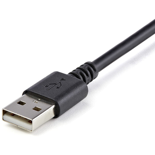 StarTech.com 3m (10ft) Long Black Apple&reg; 8-pin Lightning Connector to USB Cable for iPhone / iPod / iPad