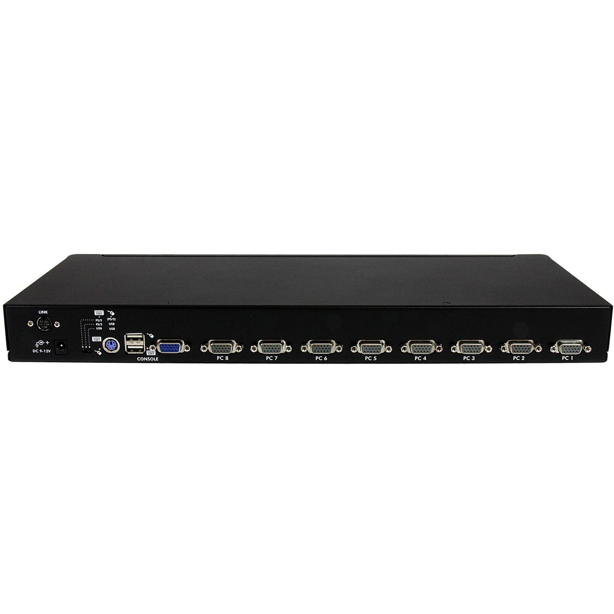 8 Port 1U Rackmount USB KVM Switch Kit - KVM Switches, Server Management