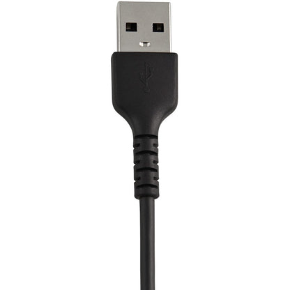 StarTech.com 12inch/30cm Durable Black USB-A to Lightning Cable, Rugged Heavy Duty Charging/Sync Cable for Apple iPhone/iPad MFi Certified