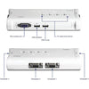 TRENDnet 4-Port USB KVM Switch Kit, VGA And USB Connections, 2048 x 1536 Resolution, Cabling Included, Control Up To 4 Computers, Compliant With Window, Linux, and Mac OS, White, TK-407K