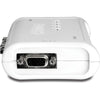 TRENDnet 4-Port USB KVM Switch Kit, VGA And USB Connections, 2048 x 1536 Resolution, Cabling Included, Control Up To 4 Computers, Compliant With Window, Linux, and Mac OS, White, TK-407K