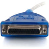 C2G 6ft USB to DB25 Parallel Printer Adapter Cable