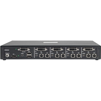 Tripp Lite Secure KVM Switch 4-Port DVI + Audio NIAP PP3.0 Certified w/ CAC