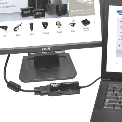 Tripp Lite 6in Mini DisplayPort to VGA / DVI / HDMI Adapter Converter 4Kx 2K 6"