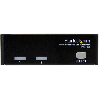 StarTech.com 2 Port Professional USB KVM Switch Kit with Cables