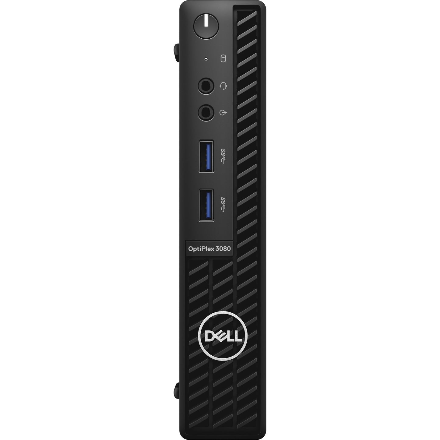 Dell OptiPlex 3000 3080 Desktop Computer - Intel Core i5 10th Gen i5-10500T Hexa-core (6 Core) 2.30 GHz - 16 GB RAM DDR4 SDRAM - 256 GB NVMe M.2 PCI Express M.2 SSD - Micro PC - Black