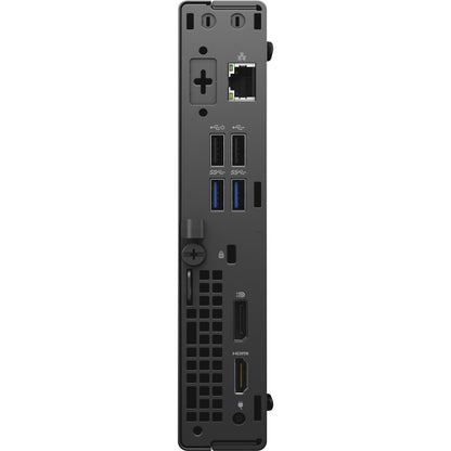 Dell OptiPlex 3000 3080 Desktop Computer - Intel Core i5 10th Gen i5-10500T Hexa-core (6 Core) 2.30 GHz - 16 GB RAM DDR4 SDRAM - 256 GB NVMe M.2 PCI Express M.2 SSD - Micro PC - Black
