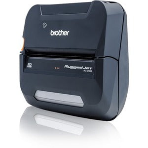 Brother RuggedJet RJ4230BL Mobile Direct Thermal Printer - Monochrome - Portable - Label/Receipt Print - USB - Serial - Bluetooth - Near Field Communication (NFC)