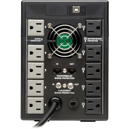 Tripp Lite UPS Smart 1500VA 900W Tower LCD Battery Back Up AVR Coax RJ45 USB