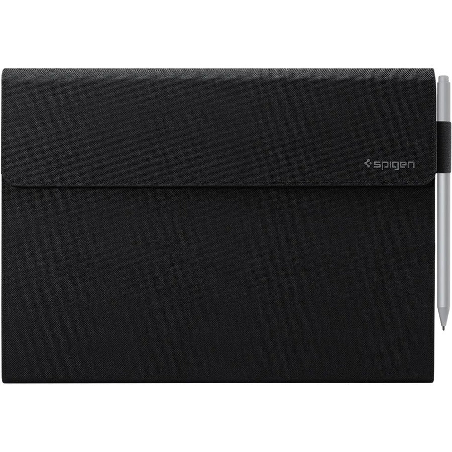 Spigen Stand Folio Carrying Case (Folio) Microsoft Surface Pro 7, Surface Go Tablet - Black
