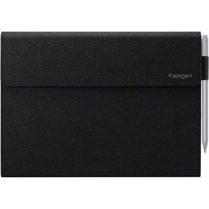 Spigen Stand Folio Carrying Case (Folio) Microsoft Surface Pro 7, Surface Go Tablet - Black