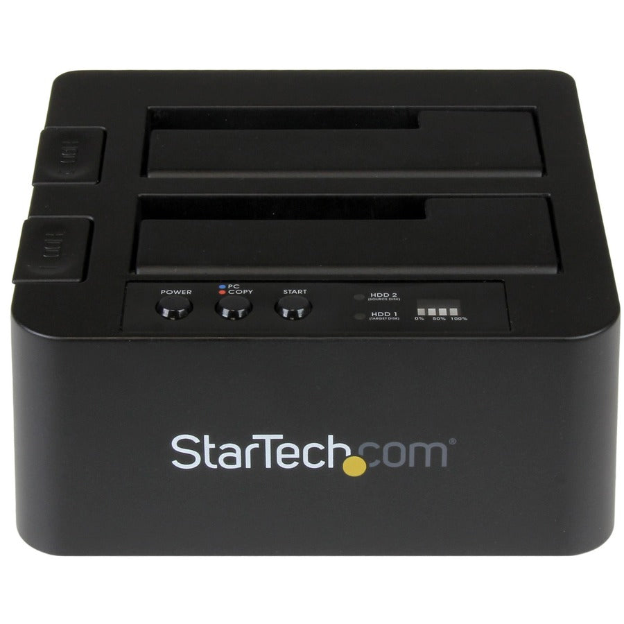StarTech.com USB 3.1 (10Gbps) Standalone Duplicator Dock for 2.5" & 3.5" SATA SSD / HDD Drives - with Fast-Speed Duplication up to 28GB/min