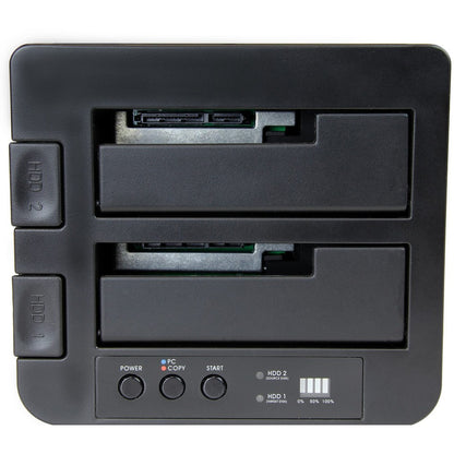 StarTech.com USB 3.1 (10Gbps) Standalone Duplicator Dock for 2.5" & 3.5" SATA SSD / HDD Drives - with Fast-Speed Duplication up to 28GB/min