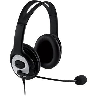 Microsoft LifeChat LX-3000 Digital USB Stereo Headset Noise-Canceling Microphone