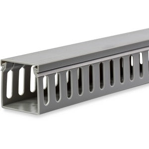 StarTech.com 2x2in Open Slot Wiring Cable Raceway Duct with Cover - Open Slot - Cable raceway - gray - 2 m