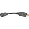 Tripp Lite DisplayPort to HDMI Adapter Converter DP to HDMI 6"