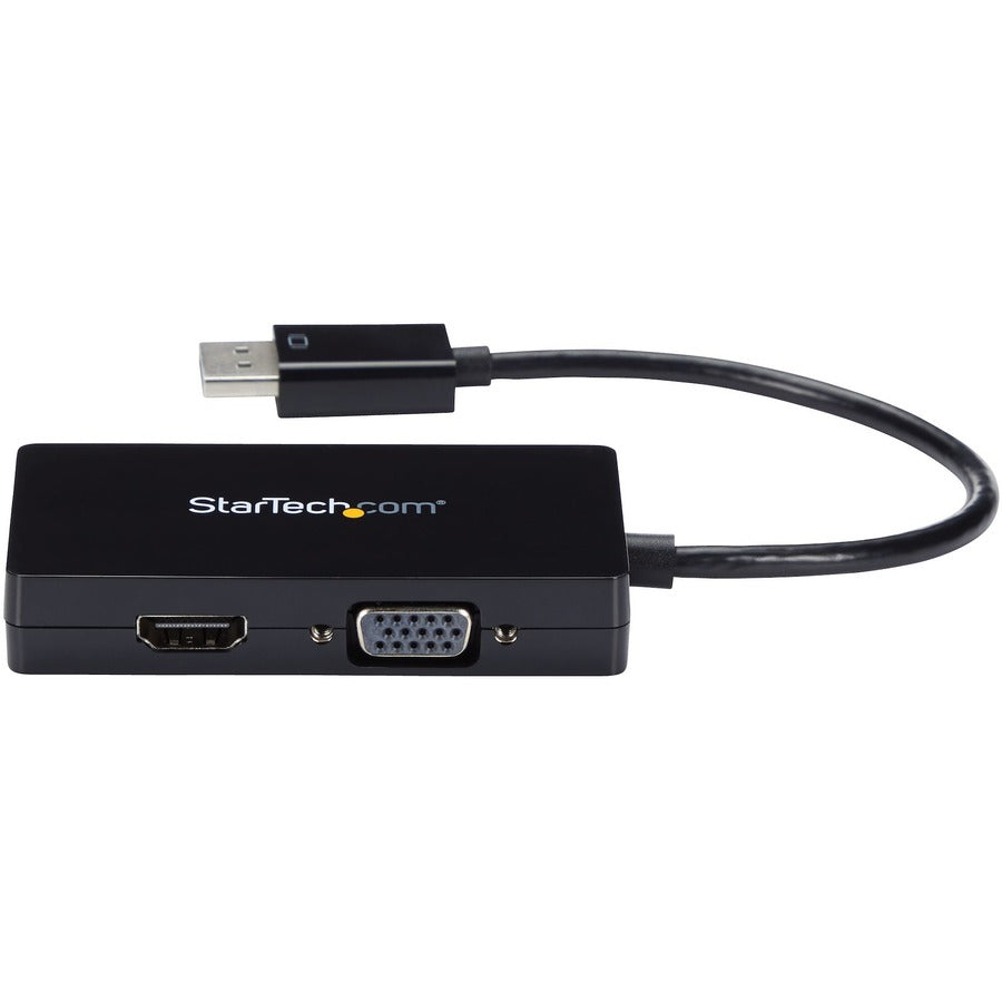 StarTech.com Travel A/V adapter: 3-in-1 DisplayPort to VGA DVI or HDMI converter