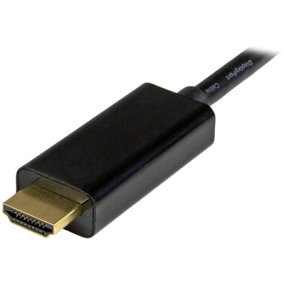 StarTech.com Mini DisplayPort to HDMI Converter Cable - 6 ft (2m) - 4K
