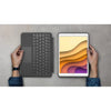 Logitech Combo Touch Keyboard/Cover Case for 10.2" Apple, Logitech iPad (7th Generation) Tablet - Graphite