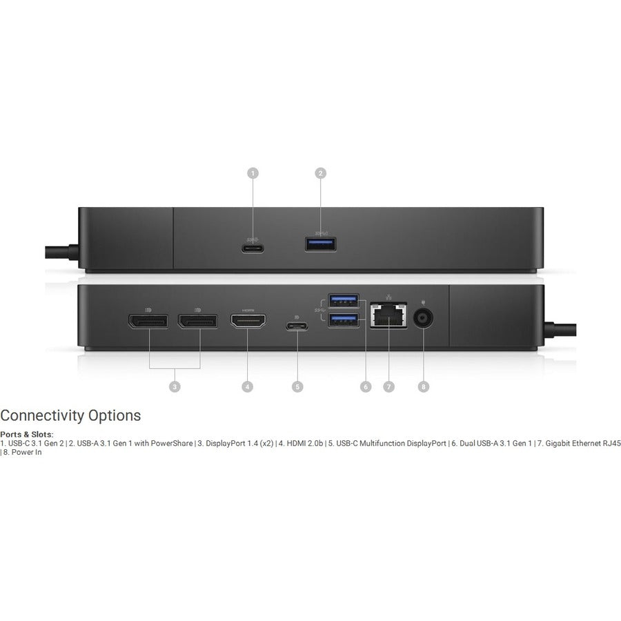 Dell Dock- WD19S 90w Power Delivery - 130w AC